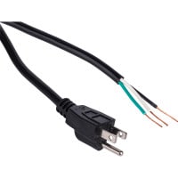 Main product image for 6 ft. Power Cord Black 18/3 110-100